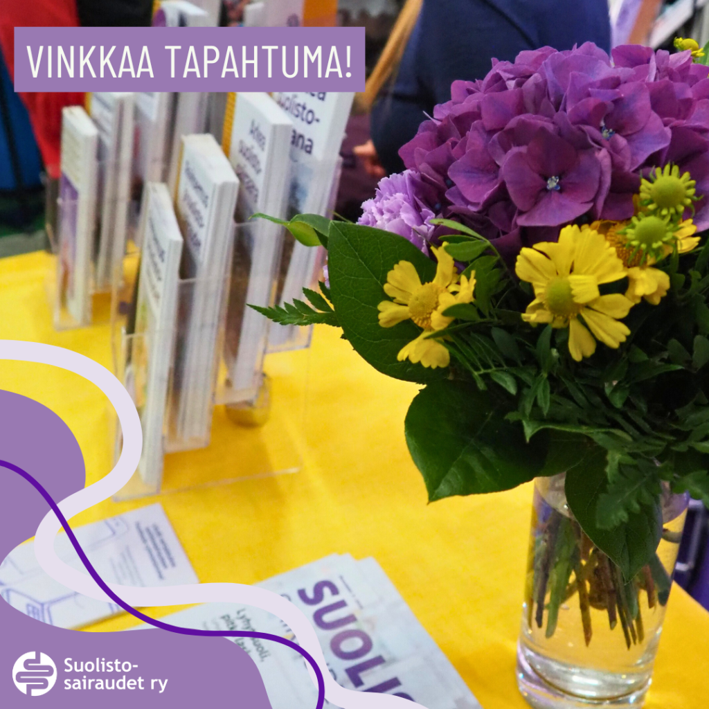 Kuvituskuva, jossa teksti vinkkaa tapahtuma