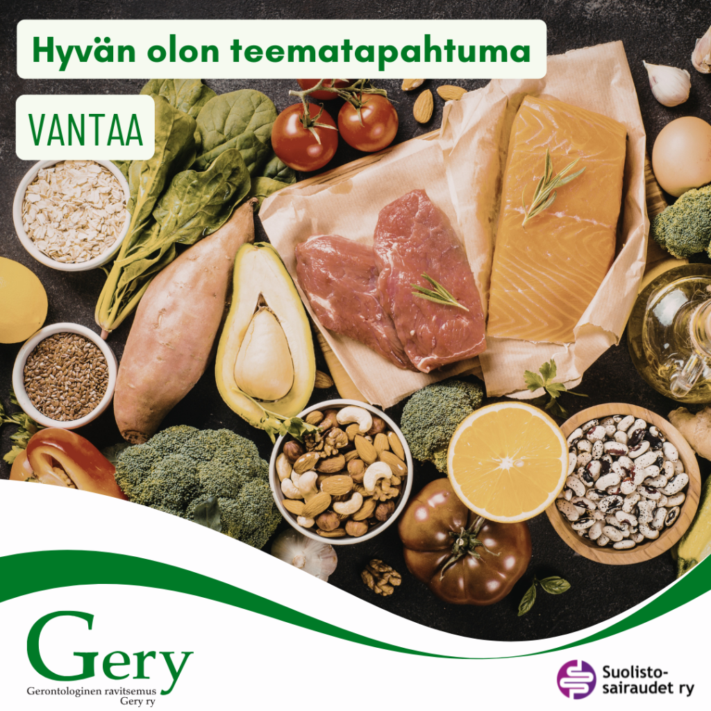 Kuvituskuva, jossa teksti hyvän olon teematapahtuma Vantaa