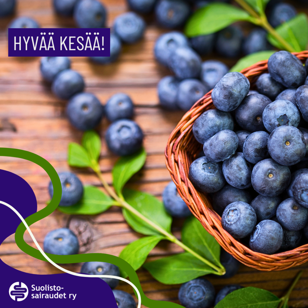 Kuvituskuva, jossa teksti hyvää kesää!